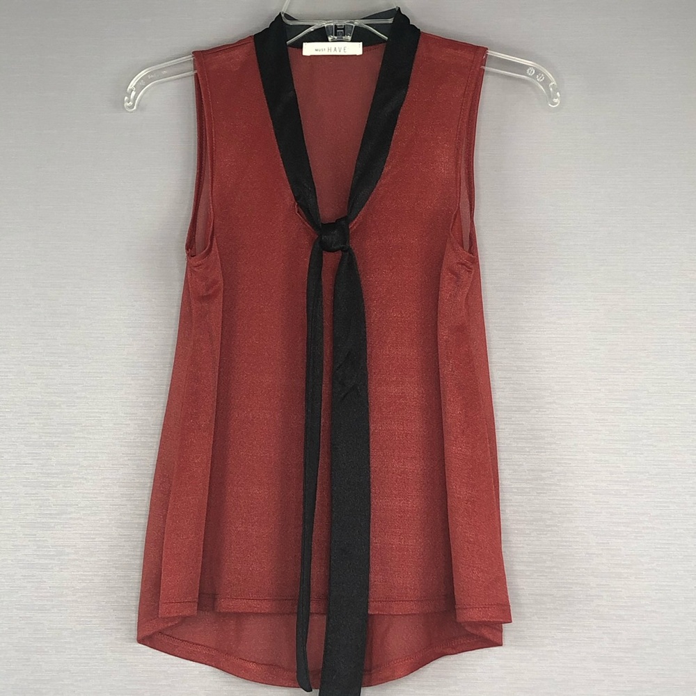 Sheer Brown Top Woman’s SZ S